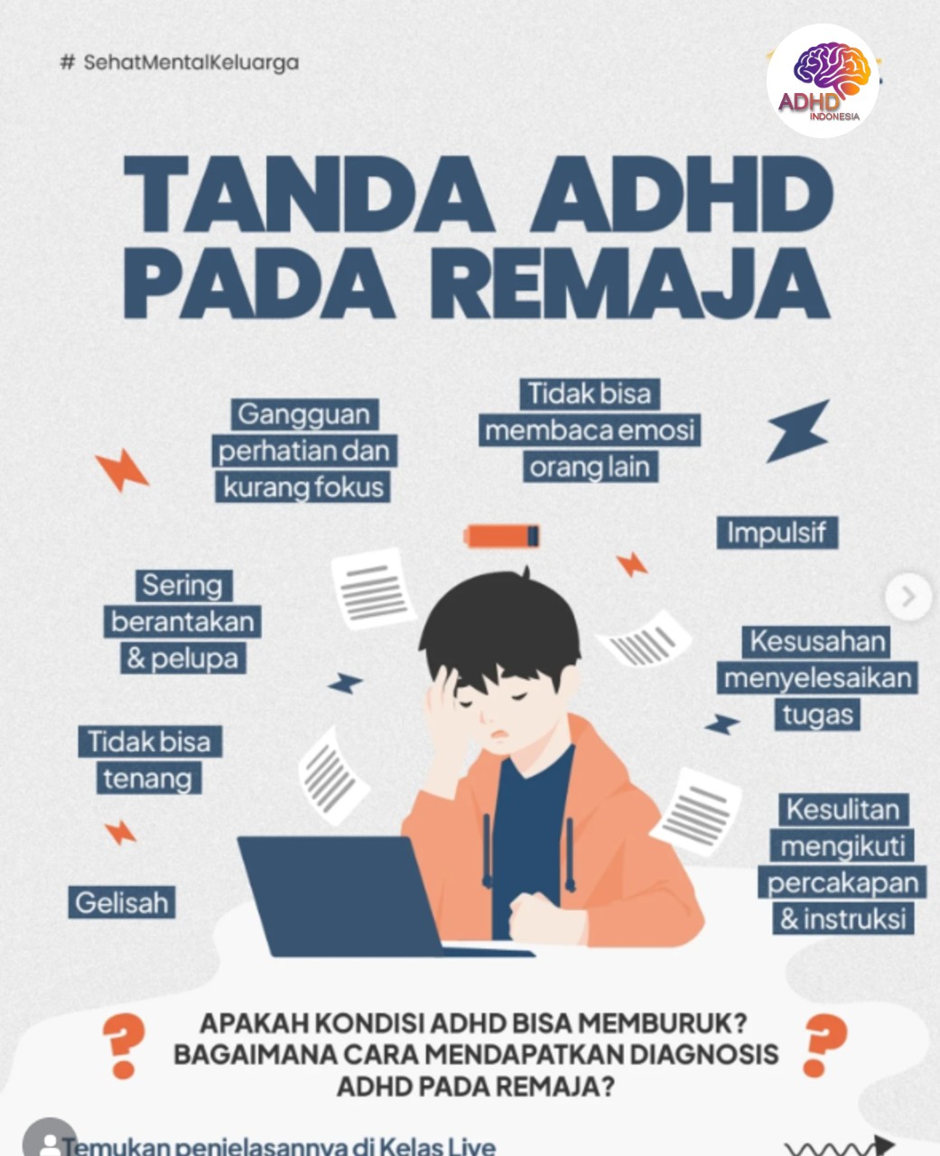 Screening ADHD Non-Diagnostik: Edukasi Awal bagi Orang Tua di Kabupaten Lumajang